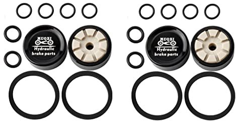 Luzhengyang Hochtemperatur-Bremskolben 2er Set, Starkes Keramik-Ersatz-Kit für Mountainbike XT, XTR Serie, Rennsportwagen, auslaufsicheres Design