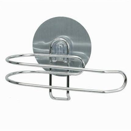 Trade Shop - Porta Rotolo Carta Igienica Montaggio A Parete con Biadesivo Arredo Bagno 79837 -