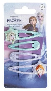 Zubehör für Haarklammern, 4 Stück, Eiskönigin
