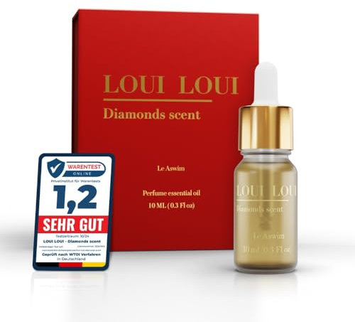 Loui Loui Parfüm Le Aswim Duftöl/Essential Oil 10ml in Geschenkbox für Diffuser Duftlampe Kerzenherstellung Seifenduft Aromatherapie Orange Bergamotte Ingwer