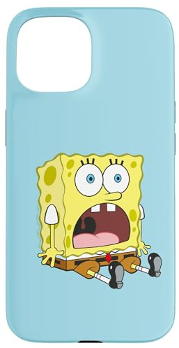 Hülle für iPhone 15 SpongeBob SquarePants Surprised SpongeBob Meme Logo