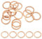 PATIKIL 15pcs Arandela de Cobre M14, Anillo de Sellado, 18x14x1.5mm(OD*ID*Grosor) Junta Plana Métrica Crush Accesorios Hidráulicos para Tornillos Perno Tapones de Cárter Drenaje de Aceite