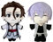 NOAFUNZO Kuchiki Rukia Kissen mit weichen Figuren, 20 cm, Anime, gefülltes Dekokissen, Auto, Sofa, Ornamente, Heimdekoration, Kollektion (Aizen Sousuke + Ichimaru Gin)