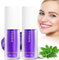 Purple Teeth Whitening Toothpaste, 2PCS lila Zahnpasta, Lila Zahncreme Aufhellung, Lila Zahnaufhellung Zahnpasta Weisse Zähne, Zähne Aufhellen Zahnpasta, Farbkorrektur für Gelbe Zähne