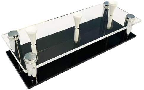 Golfball Halter Präsentationsständer | Golfball Display Ständer Mit Tee Und Basis - Acryl-Metall Golfball Aufbewahrung Für Schreibtisch Wohnzimmer Büro