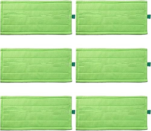 6 Stk Ersatz Mikrofaser Bodenwischer Pads Kompatibel mit Kobold SP600 SP600S, Vorwerk MF600 SP600 SPB100 SP7 Staubsauger, Wiederverwendbares und Waschbares
