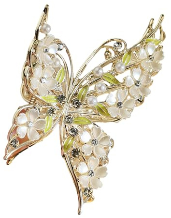 Stilvolle Metall Schmetterlings Haarspange Für Damen Rutschfestes Frühlingsdesign Modische Haarteile Haarspangen Für Den Täglichen Gebrauch Unisex Schmetterlings Haarspange