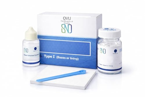Ciment Dentaire ionomer – Pansement Dentaire pour Carie, Trou, Plombage ou Amalgame Perdu – Kit de Réparation et Rescellement d’Obturations Dentaires Urgentes – Facile à Utiliser – SND