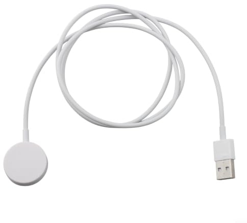 Gastagrav Smart Watch Charger Compatible with Fossil for Gen 1 2 3 Q Founder Wander, Wireless Charging Base with Multi-Protection, ABS+PC, White Finish(White)
