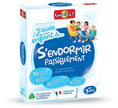 Bioviva 203067 Kartenspiel Help My Child to Fall Asleep Peacefully, Mehrfarbig, 13,7 x 4 x 17,5 cm