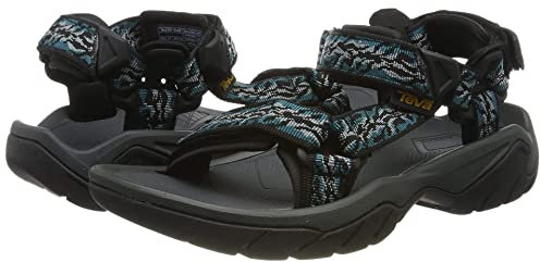 Teva Terra Fi 5 Universal, Sandalias de Punta Descubierta Mujer, Azul (Manzanita Deep Lake Mdlk), 35 EU