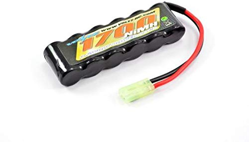 VOLTZ 1700MAH 7.2v NiMH STRAIGHT BATTERY PACK W/ MINI TAMIYA