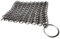 Mythrojan Cast Iron Chainmail Scrubber Cast Iron Cleaner Stainless Steel Scrubber for Cleaning Cast Iron Skillet Wok Cooking Pot Griddle Cast Iron Cauldron 3.9 x 3.9