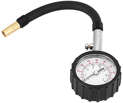 Akozon Reifen Manometer Reifen Manometer Meter Tester für Auto LKW Motorrad Fahrrad (0-100psi, 0-7kg/cm²)