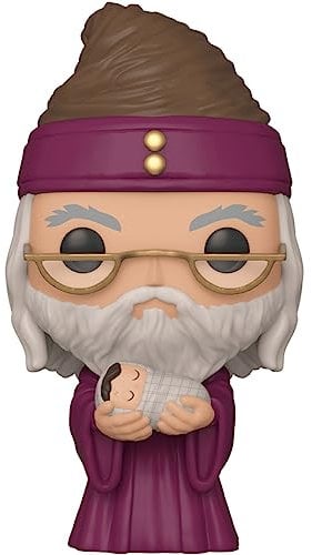 Funko Pop! Potter-Albus Dumbledore with Baby Harry - Albus Silente - Harry Potter- Figura in Vinile da Collezione - Idea Regalo - Merchandising Ufficiale - Giocattoli per Bambini e Adulti