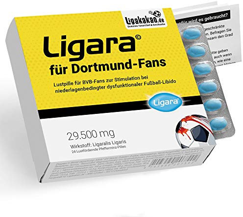 Ligakakao Ligara® für Dortmund Fanartikel Geschenk Geburtstag Fans (1x Einzeldosis) Männergeschenke by