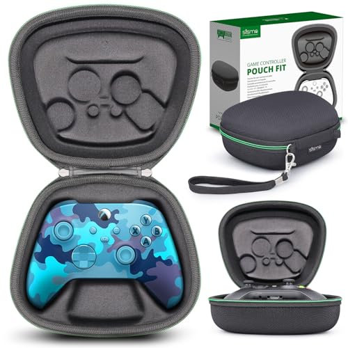 Aufbewahrung Tasche Kompatibel mit Offizielle Xbox Series X oder Series S oder Core Wireless Controller, Sisma Robuste Aufbewahrungstasche Hard Case Sicherer Schutz Hülle für Unterwegs, Schwarz
