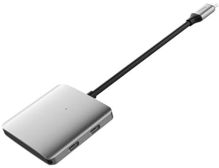 Networx Hub USB-C a 4 porte, USB-C a 4X USB-C, grigio