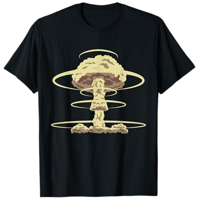 Bomba nuclear Explosión Bomba atómica Seta Nube Poder Camiseta