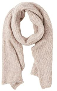 PIECES Damen Pcbera Wool Long Scarf Noos, Silver Mink, Einheitsgröße
