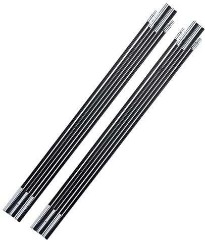 Arceaux De Tente, Fibre Verre Tige Support Tent Poteau Mâts Camping Flexible Mât Baguette Remplacement Kit Cadres D'auvent Poteaux Randonnée Trekking Réglable Pôles Accessoires Tiges Soutien Hamacs