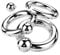 Pain-is-Art Schraubkugelring 3,0 x 12 mm aus G23 Titan BCR Piercingring Intimpiercing Silber