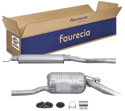 HELLA 8LD 366 028-781 Endschalldämpfer - Easy2Fit® Kit - hinten | Kompatibel mit: FIAT PUNTO