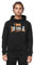 Lonsdale Herren Kapuzenpullover Thurning, Farbe:Black/orange/White, Größe:3XL
