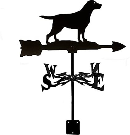 Wetterfahne für den Garten, Wetterfahne, Edelstahl, Gartenstecker, Camper, Entenfamilie, Fuchs, Wetterfahne, Messwerkzeuge, Windrichtungsanzeiger, Wetterhahn, geeignet fü