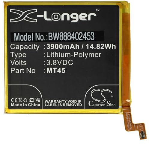 vhbw batteria compatibile con Motorola EDGE 20 PRO, EDGE 20 PRO 5G, XT2153, XT2153-1 smartphone cellulare (3900mAh, 3,8V, Li-Poly)