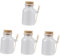 ABOOFAN 4 Set Von Versiegelten Vorratsgläser Badesalz Flasche Kork Deckel Unterverpackung Behälter für