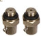 BricoLoco.com Llave de purga para radiador con válvula de salida orientable. ¡¡¡ PACK 2 uds. !!! Purgador radiador con tornillo de apertura y cierre. Rosca macho 3/8”. (2)
