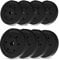 wuuhoo® Langhantelstange Henry - 180cm / 150 cm / 120 cm Hantelstange 25mm, Stahl verchromte Hantel mit Sternverschluss - Set 2-18kg (2x1,5kg | 2x2kg | 2x2,5kg | 2x3kg)