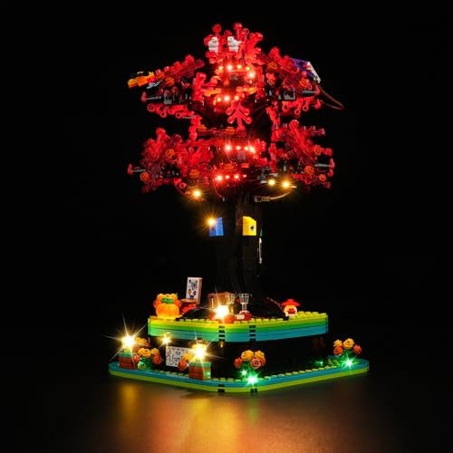 Led Licht Kit Kompatibel mit Lego Ideas 21346 Familienbaum Stammbaum Set (nur Beleuchtung, Keine Modelle), Kreative Dekorlichter Set Kompatibel mit Lego Icons 21346