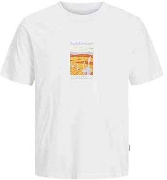 JACK & JONES Jorsplit Graphic Front Tee Ss Crew Neck