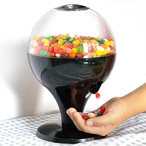 CHANGLKJ Automatic Candy Dispenser, Motion Activated Gumball Machine, 1L Capacity and Moisture-proof Durable, Detachable Design and Easy To Clean, for Nuts, Coffee Beans, Dry Pet Treats, Gum