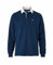 THE SAVILE ROW COMPANY LONDON Men's Heavyweight Cotton Jersey Rugby Shirt - Blue - Extra Large
