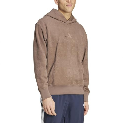 adidas Elevated All SZN Terry Loop Sweatshirt L, braun, L