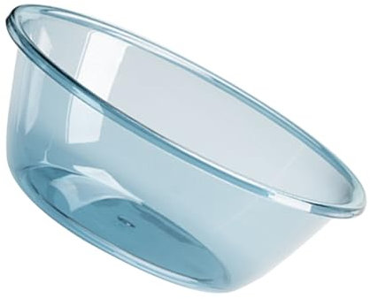 PRETYZOOM vasca da bucato vasca trasparente lavatoio domestico lavabi da comodino vasca per pediluvio bacinella per vestiti bacinella di plastica lavello in plastica l'animale domestico Blue