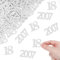 ALEGRE Konfetti 18. Geburtstag Mädchen Junge Deko Groß 2,8-5cm,100 Stk 18 Geburtstag Deko Confetti Silber,Tischdeko Geburtstag 18 Jahre Geburtstag 2007,Deko 18. Geburtstag Streudeko,Geburtstagsdeko 18