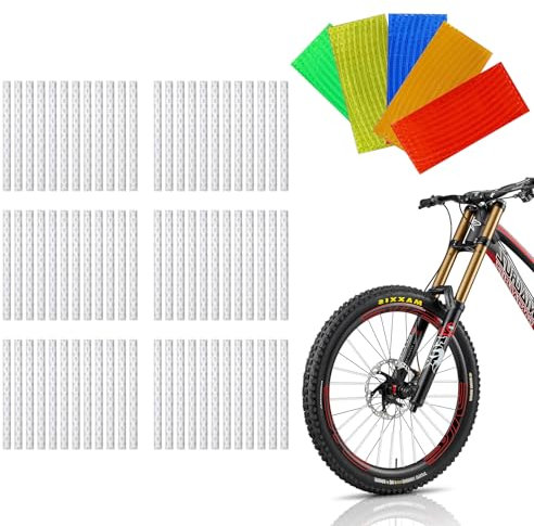 Yeria Speichenreflektoren Set [72 Stück] – StVZO zugelassen – 360° Sichtbarkeit – Reflektoren für Speichen – Werkzeugfreie Montage – Für Fahrrad, MTB, Rennrad & Kinderfahrrad