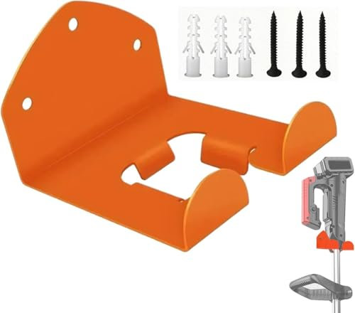 CAIWEIJUN - Soporte de pared para desbrozadora, organizador de garaje, soporte de pared para herramientas de jardín, gancho de metal para cortar, herramientas de jardín