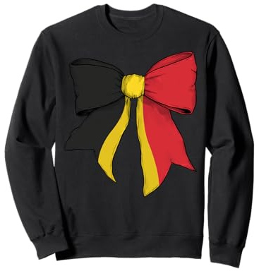 Drapeau Belge fierté Belge Fille Coquette nœud Ruban Sweatshirt