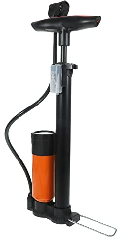 Mikinona Portable Household Bicycle Tire Pump Vertical High Pressure Inflator for Road and Mountain Bikes Durable Thicken Body for Motorcycles Sports Balls and Balloons Easy Operation and