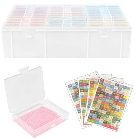 Euablfo 30 scatole di accessori per diamond painting