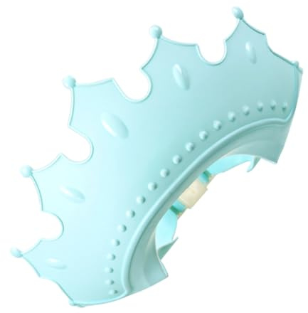 Gatuida Verstellbare Kinder Haarwaschhaube in Kronenform aus Leichtem Tpe mit Ohr und Augenschutz für Jungen und Mädchen Beim Haarewaschen im Bad