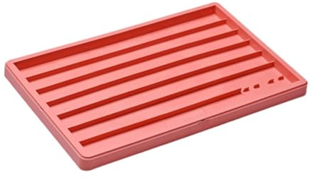 Ronyme Keycaps Storage Box,Stackable Collection Box Lightweight Organizer Showcase Sturdy Keycaps Container for Mechanical Keyboard, Red