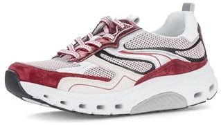 Gabor Damen Low-Top Sneaker, Frauen Sandalen,Off-White,Oliv,offen,Ultra-Light,Visone,Amazon,bequem-e,breite,Rose/Rubin/Creme k,37.5 EU / 4.5 UK