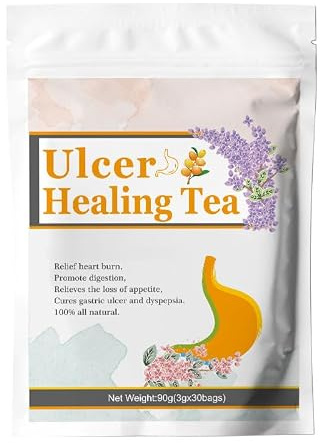 Tè riparatore dello stomaco(Multi-erbe) | Tisana alle erbe per supportare il mal di stomaco - Lenisce il gonfiore - Supporta la digestione e la salute dell'intestino