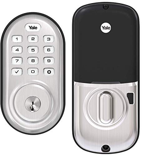 Yale Security Assure Verrou de porte à clavier en nickel satiné